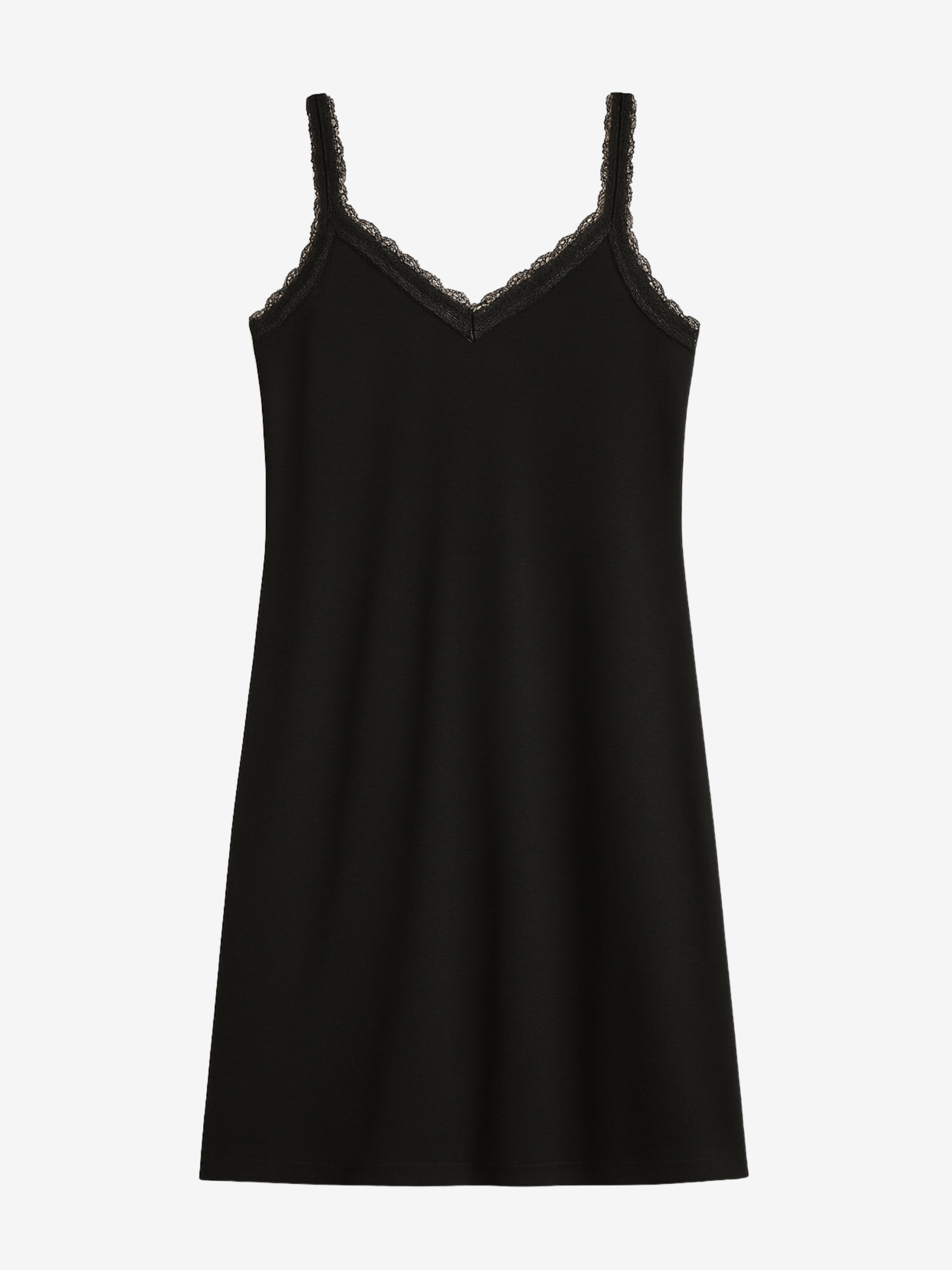Long Nude Non-Sheer Camisole Nightgown Undergarment Dress
