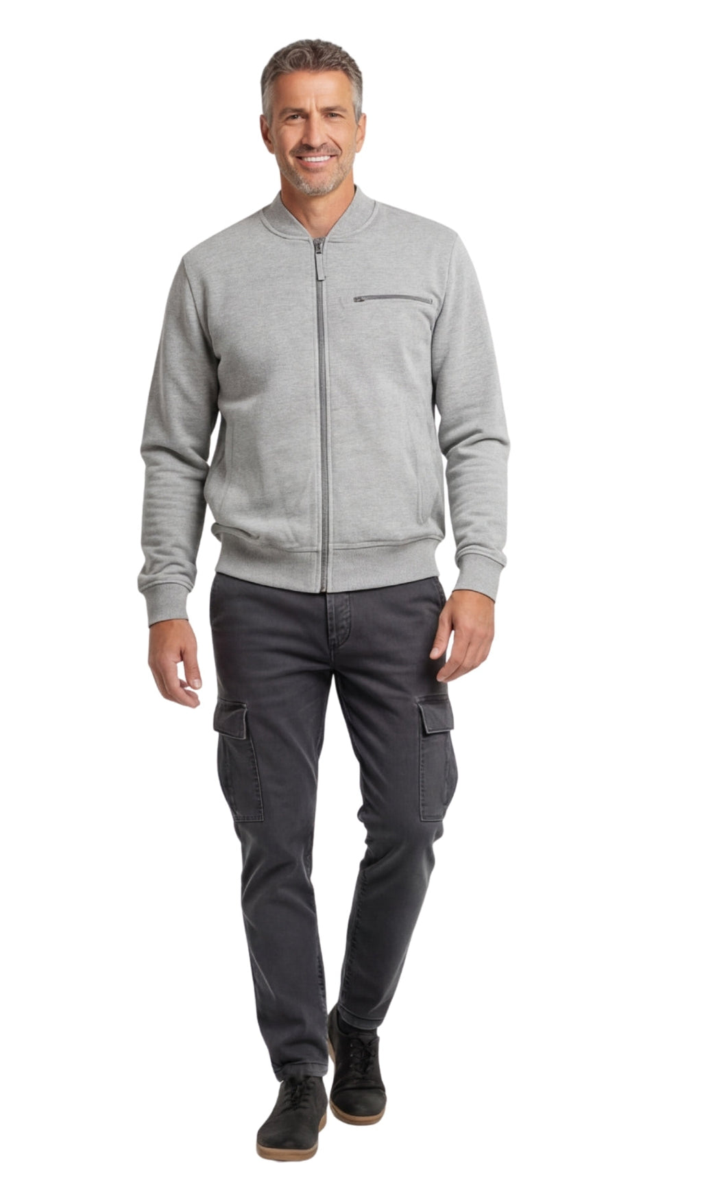 Classic Zip-Up Fleece Coat