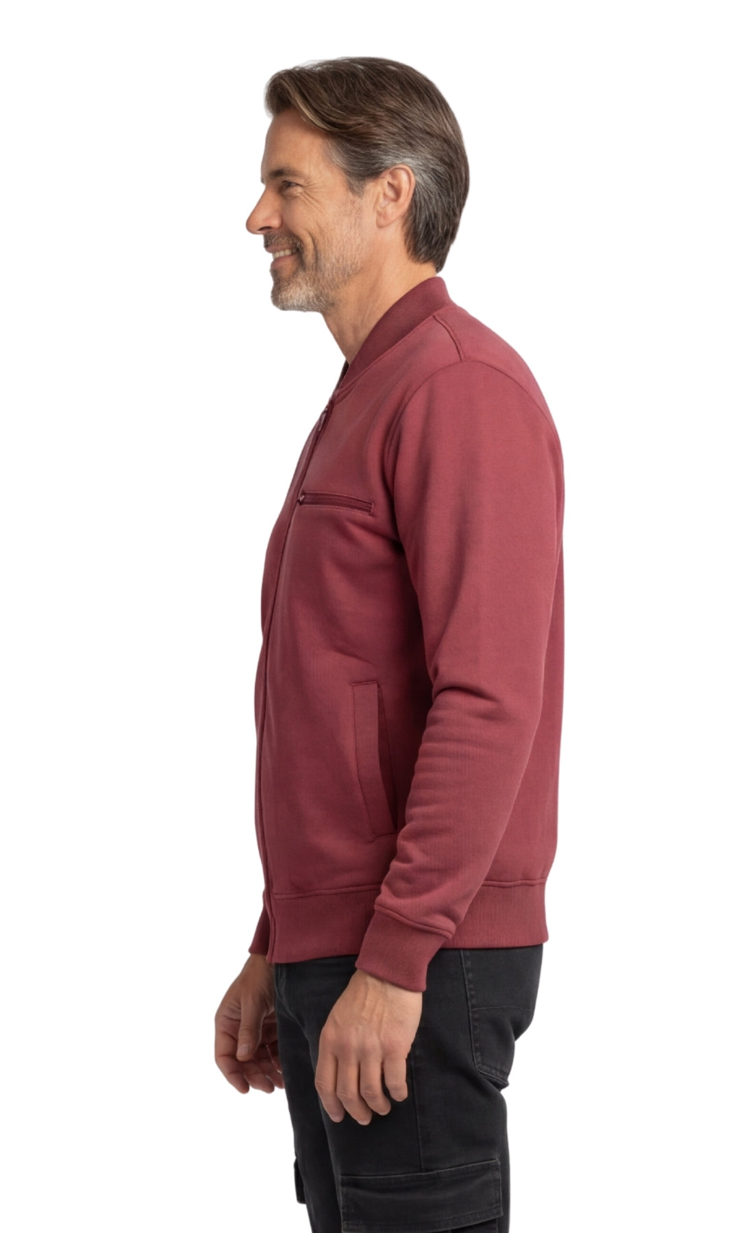 Classic Zip-Up Fleece Coat