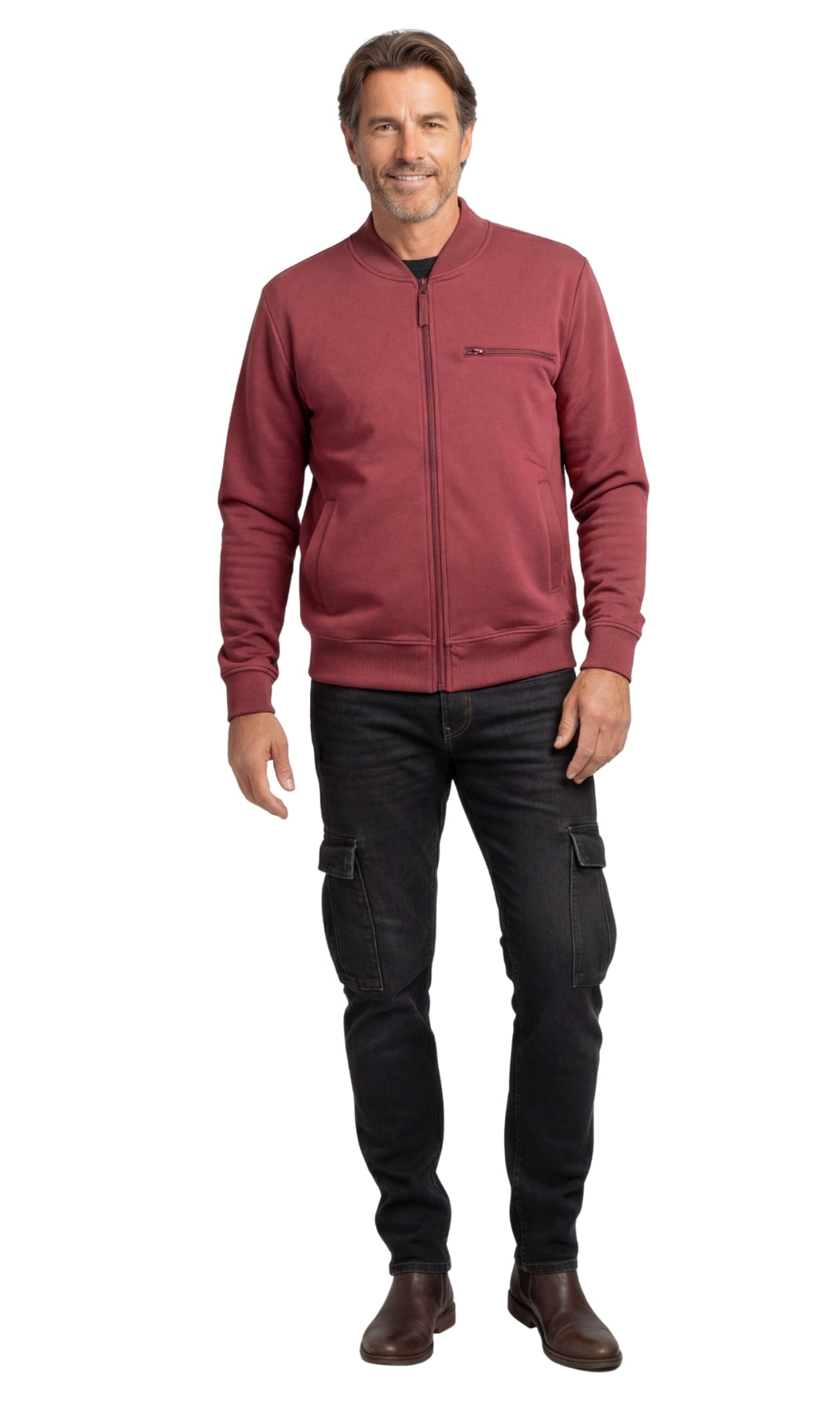 Classic Zip-Up Fleece Coat