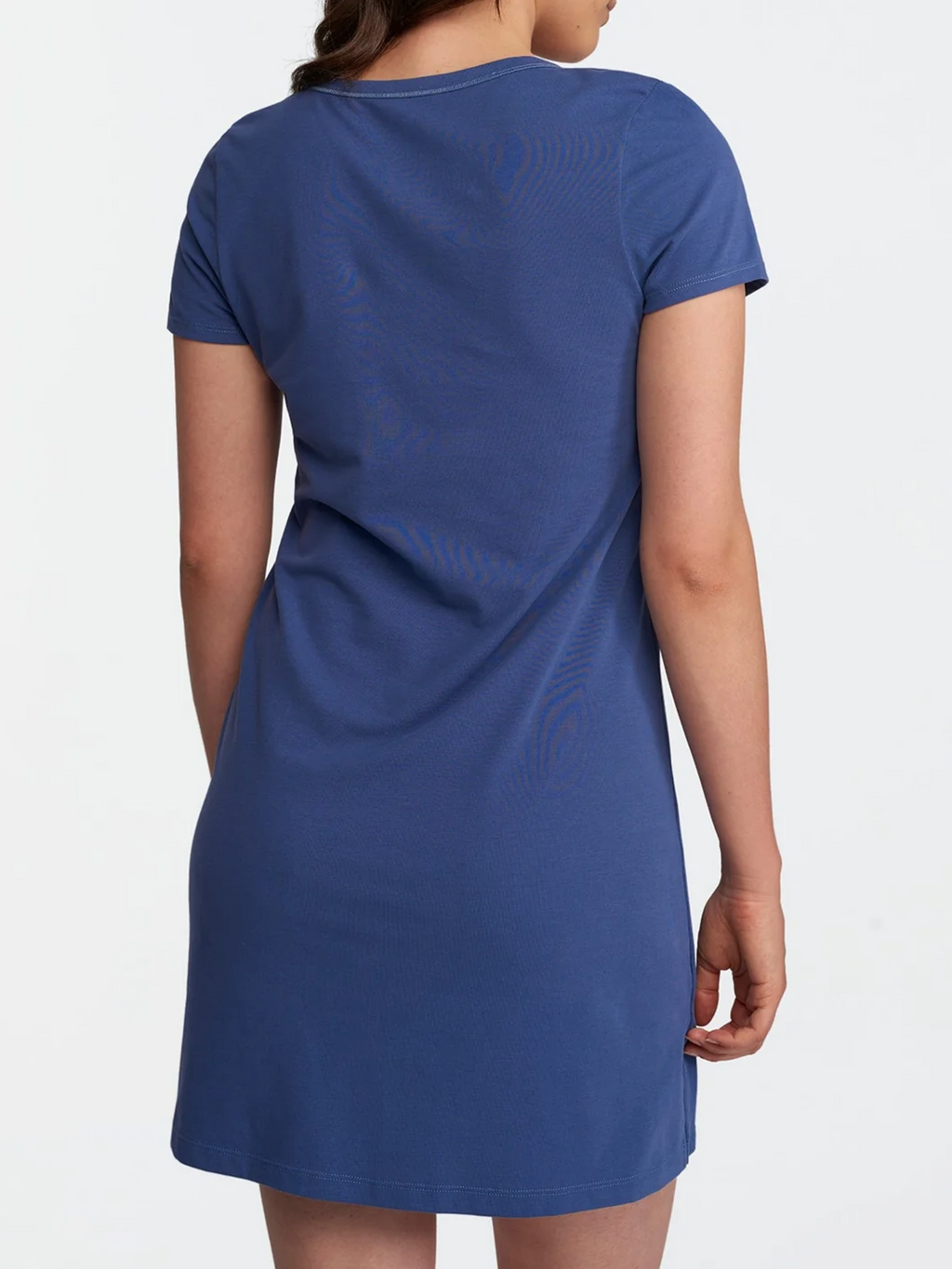 Black V-Neck Loungeware Pajama Sleeper Dress