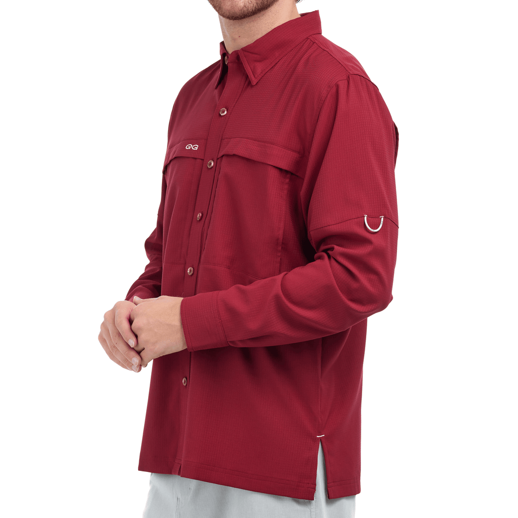 Men’s Oxford English Style Long Sleeve Dress Shirt