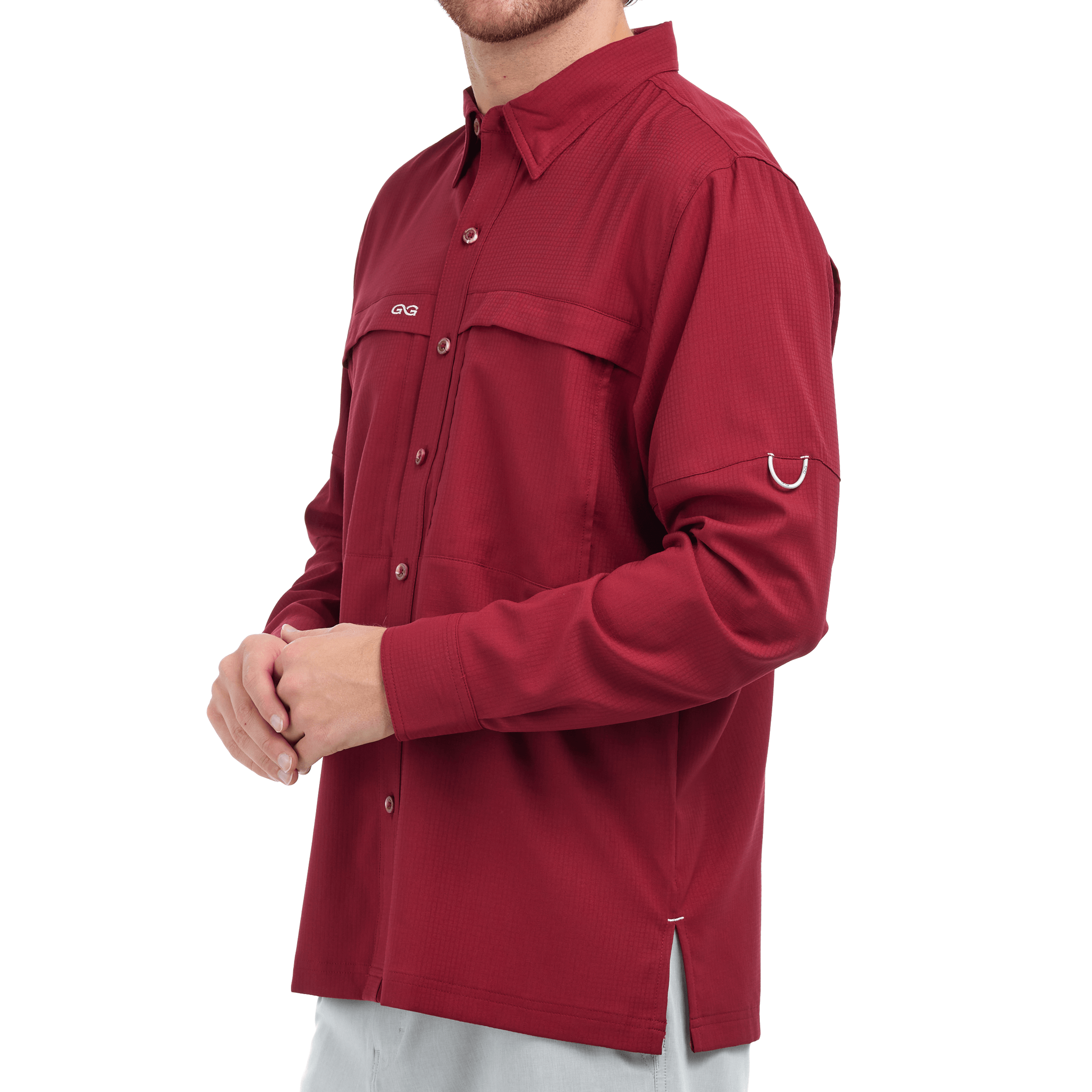 Men’s Oxford English Style Long Sleeve Dress Shirt