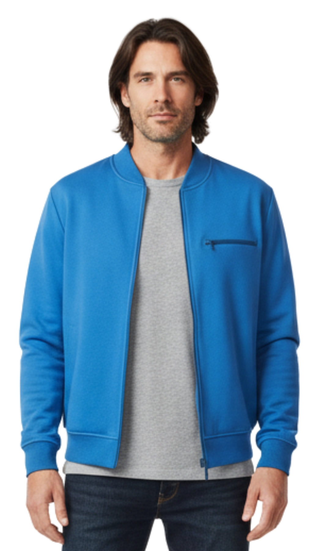 Classic Zip-Up Fleece Coat