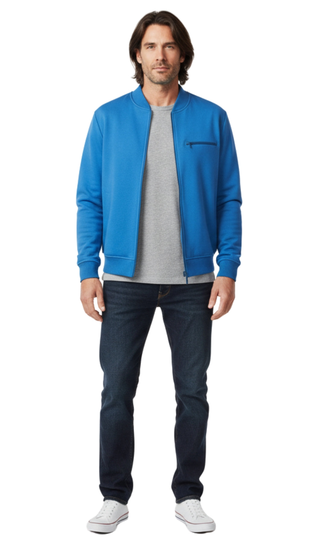 Classic Zip-Up Fleece Coat