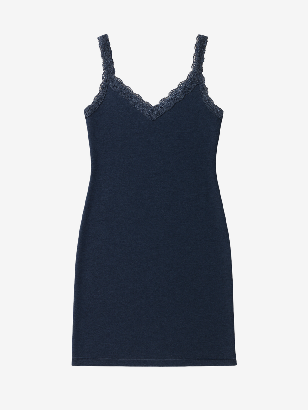 Long Nude Non-Sheer Camisole Nightgown Undergarment Dress