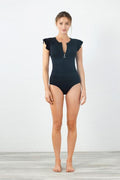 One Piece ZipUp Swimsuit