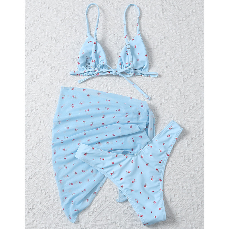 3 Piece Traditional Triangle Bikini