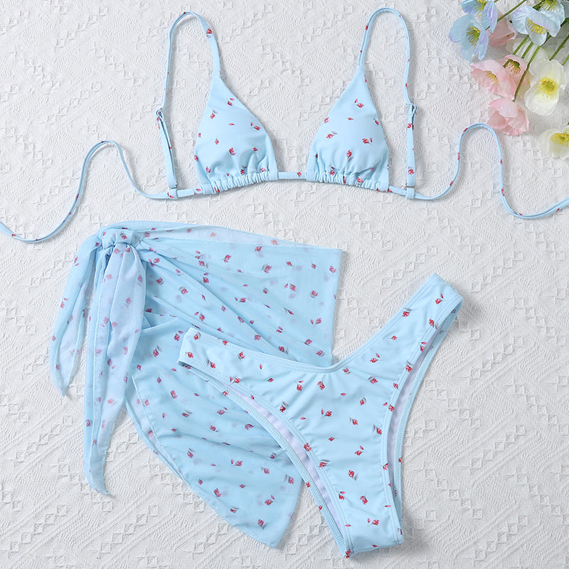 3 Piece Traditional Triangle Bikini