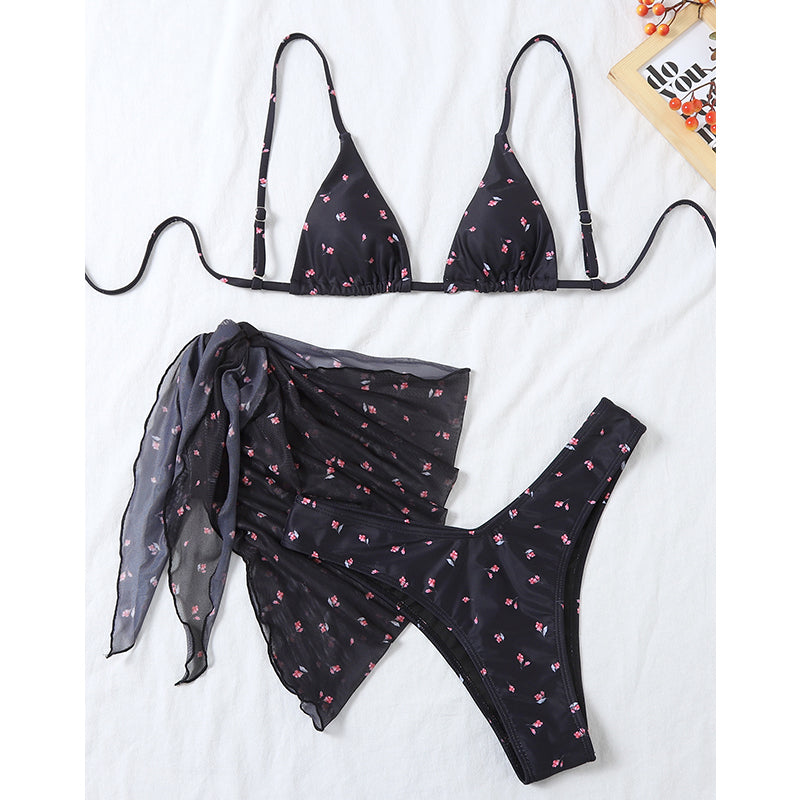 3 Piece Traditional Triangle Bikini