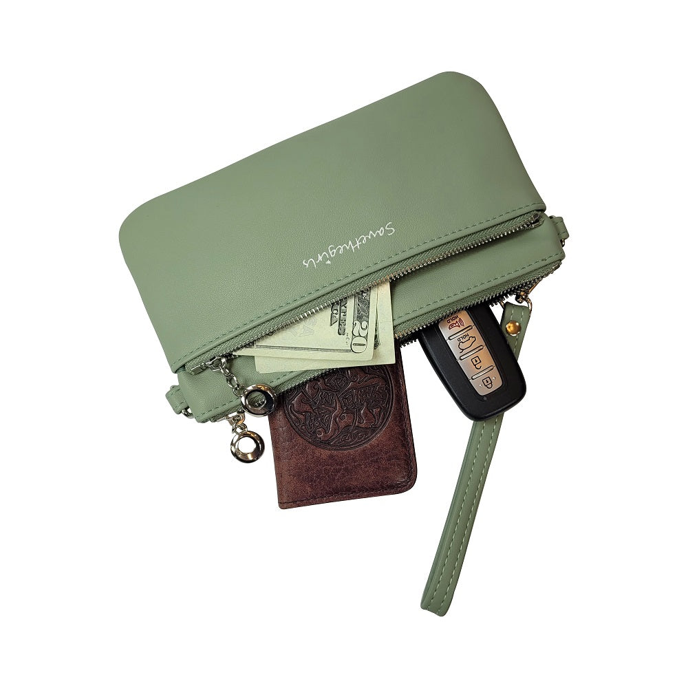 Bella Messenger Crossbody Bag—RFID Protection