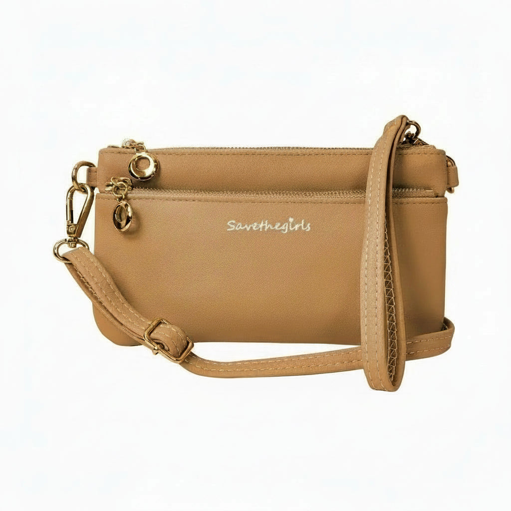 Bella Messenger Crossbody Bag—RFID Protection
