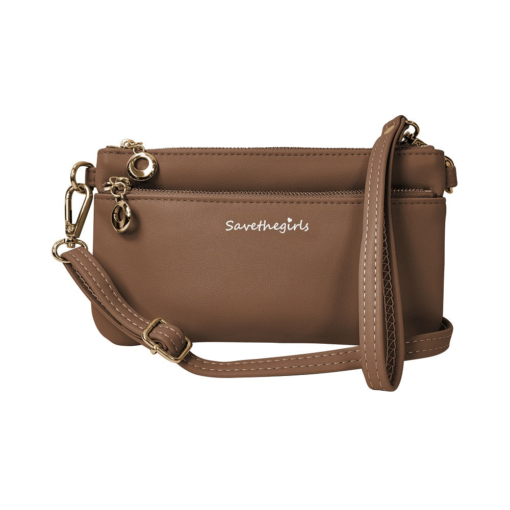Bella Messenger Crossbody Bag—RFID Protection