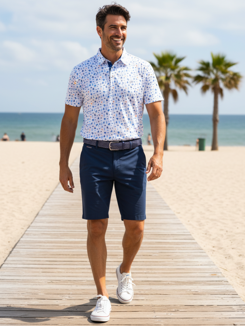 Polo Short-Sleeve Button Down Shirt