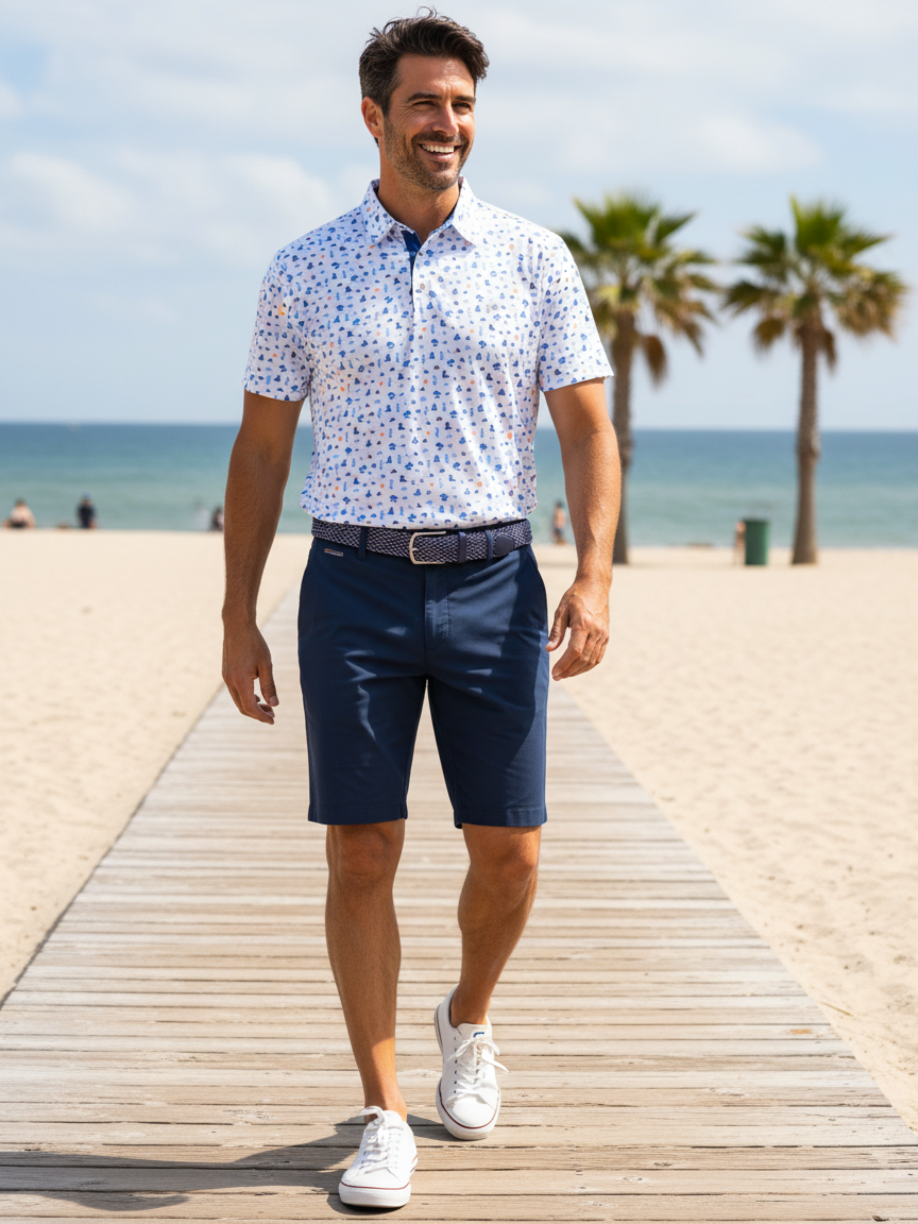 Polo Short-Sleeve Button Down Shirt