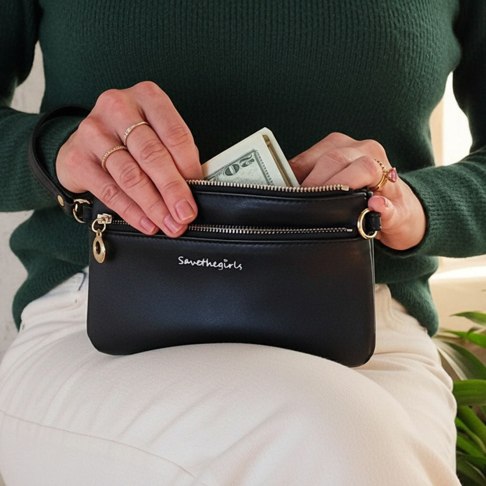Bella Messenger Crossbody Bag—RFID Protection