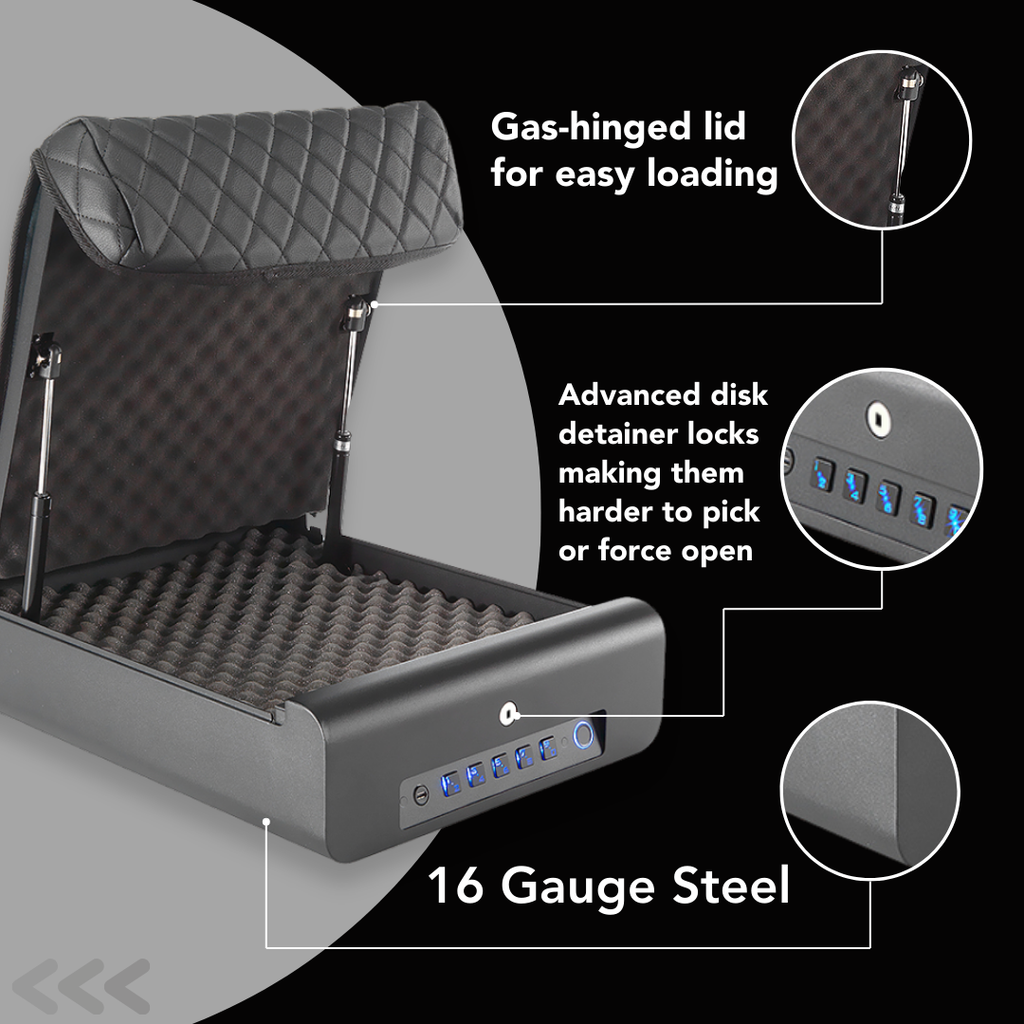 Biometric SAFE: Triple Locking System- Personal Safe