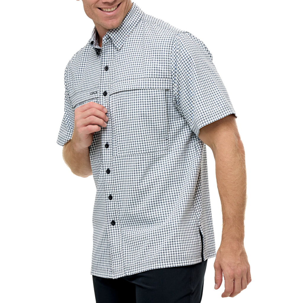 Casual Button Down Short Sleeve Dress Shirt