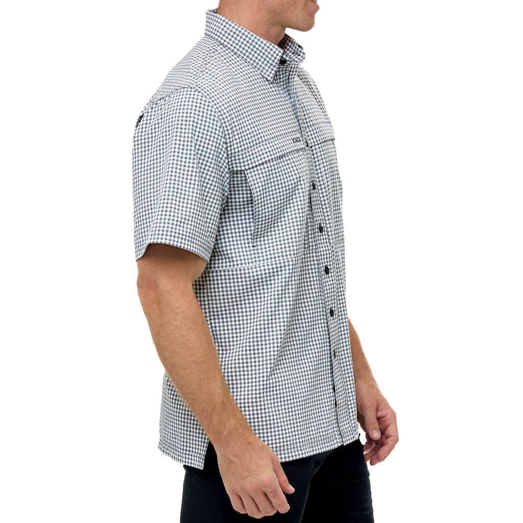 Casual Button Down Short Sleeve Dress Shirt