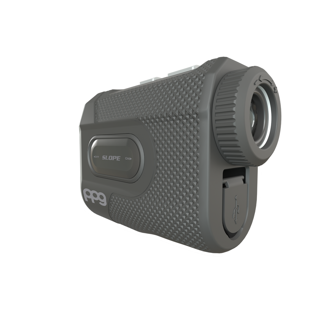 A2 Rangefinder - Magnetic Rangefinder for Golf- Slope Switch- Long Lasting Battery - Black & Gray