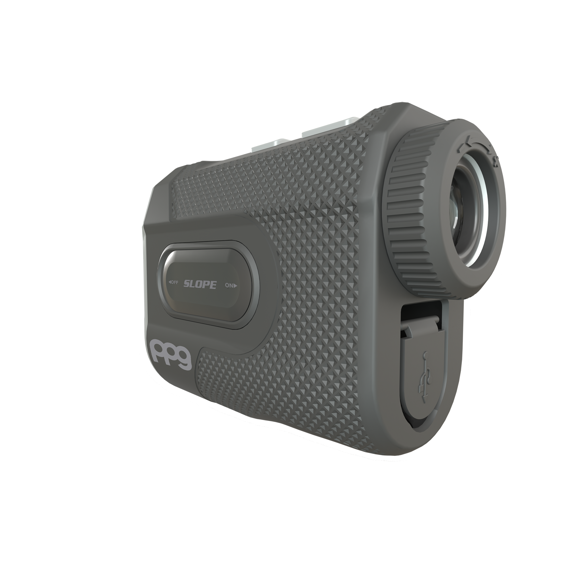 A2 Rangefinder - Magnetic Rangefinder for Golf- Slope Switch- Long Lasting Battery - Black & Gray