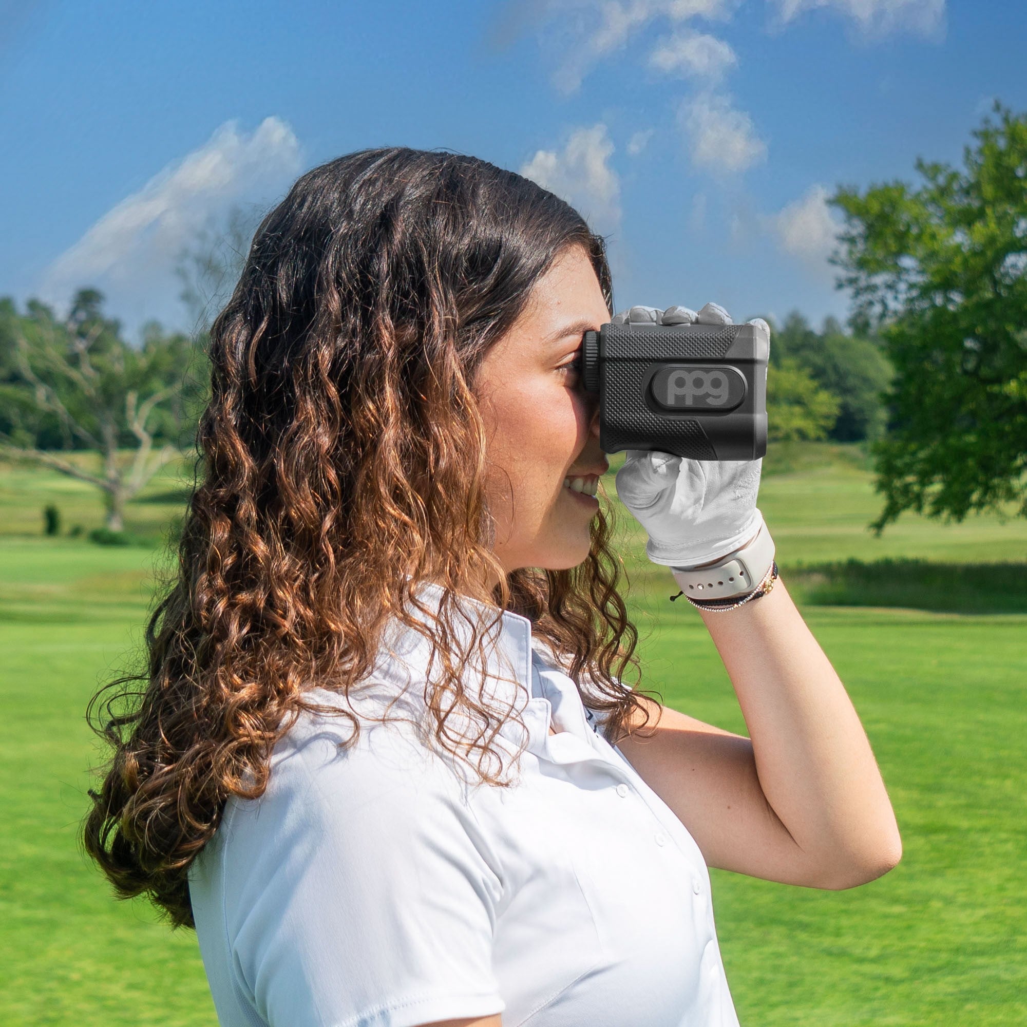 A2 Rangefinder - Magnetic Rangefinder for Golf- Slope Switch- Long Lasting Battery - Black & Gray