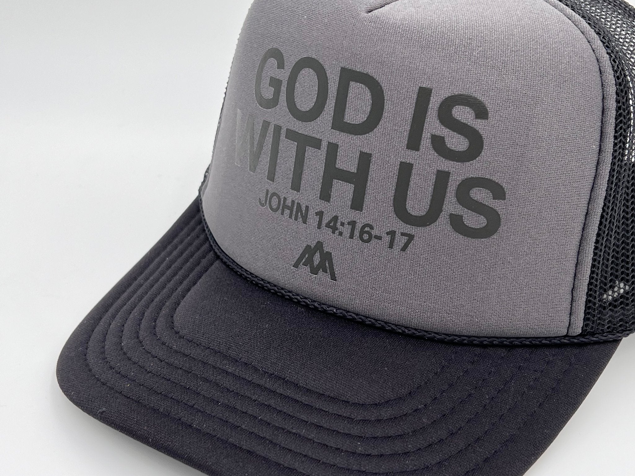 Trucker Foam BallCap “God is with Us”
