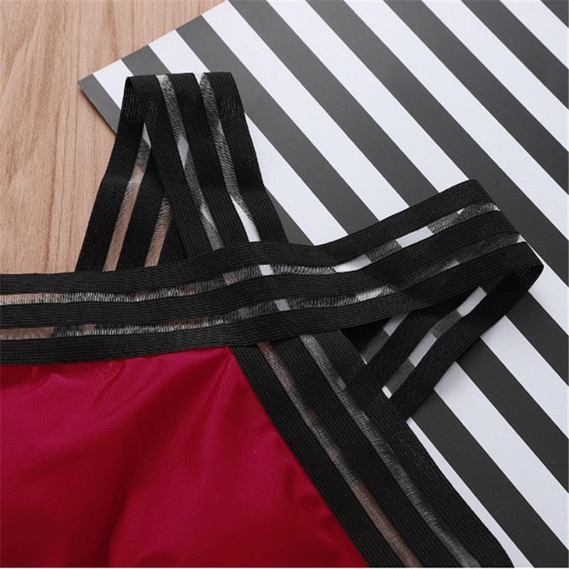 One-Piece Criss-Cross Swimsuit