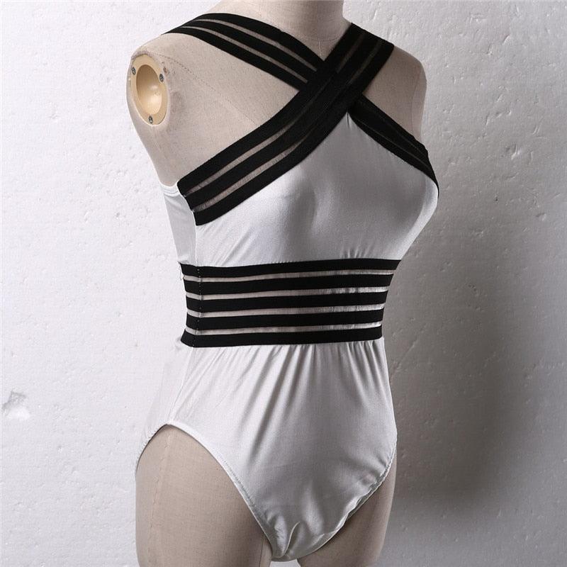 One-Piece Criss-Cross Swimsuit