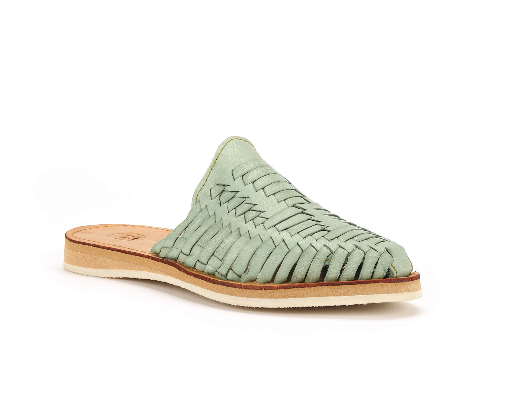 Women’s Casual Sandal Huarache Slip-On Shoes Cream & Teal