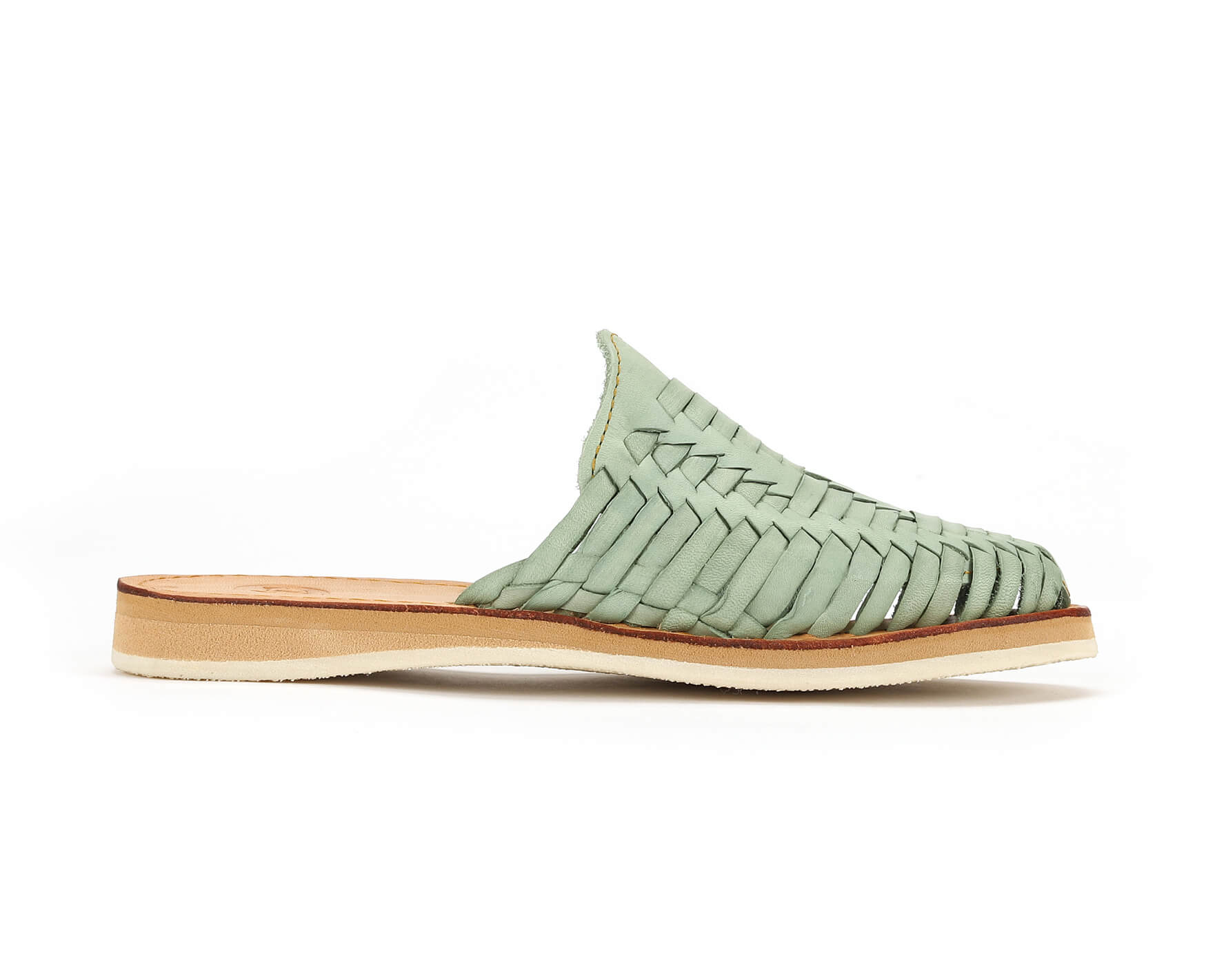 Women’s Casual Sandal Huarache Slip-On Shoes Cream & Teal