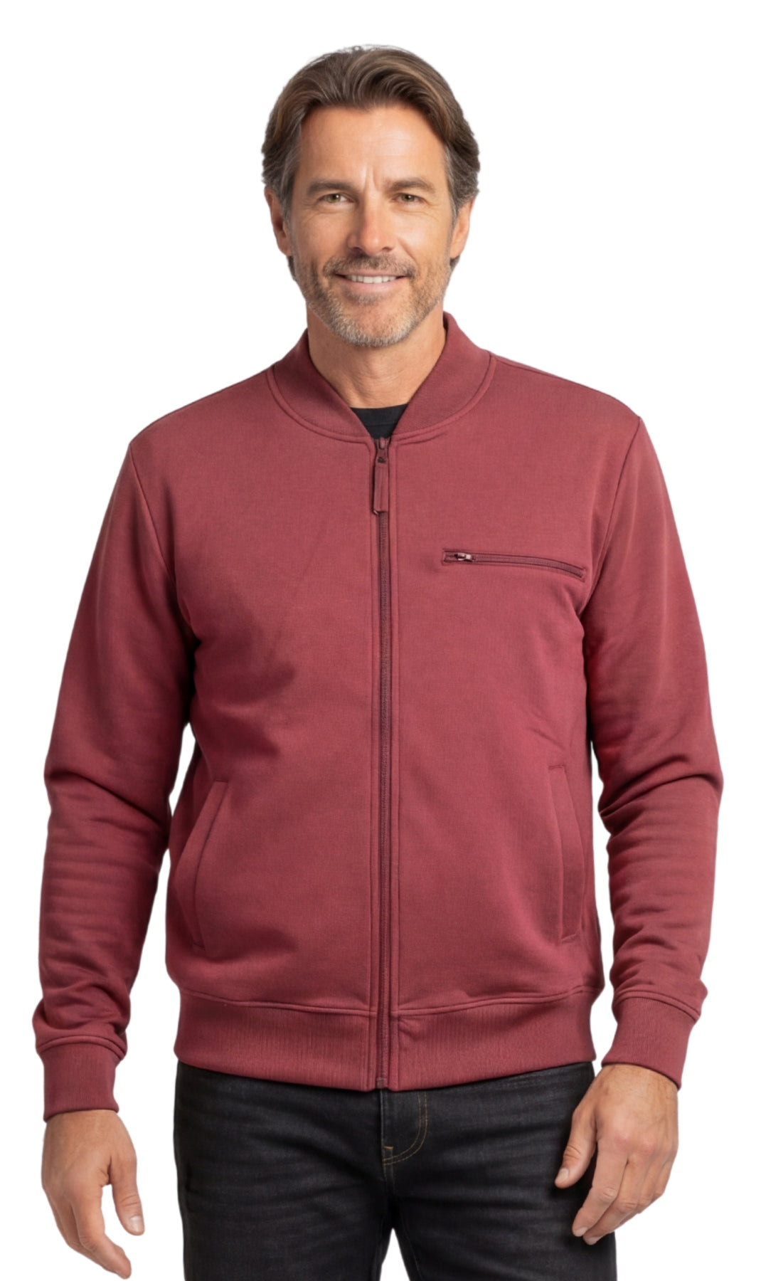 Classic Zip-Up Fleece Coat