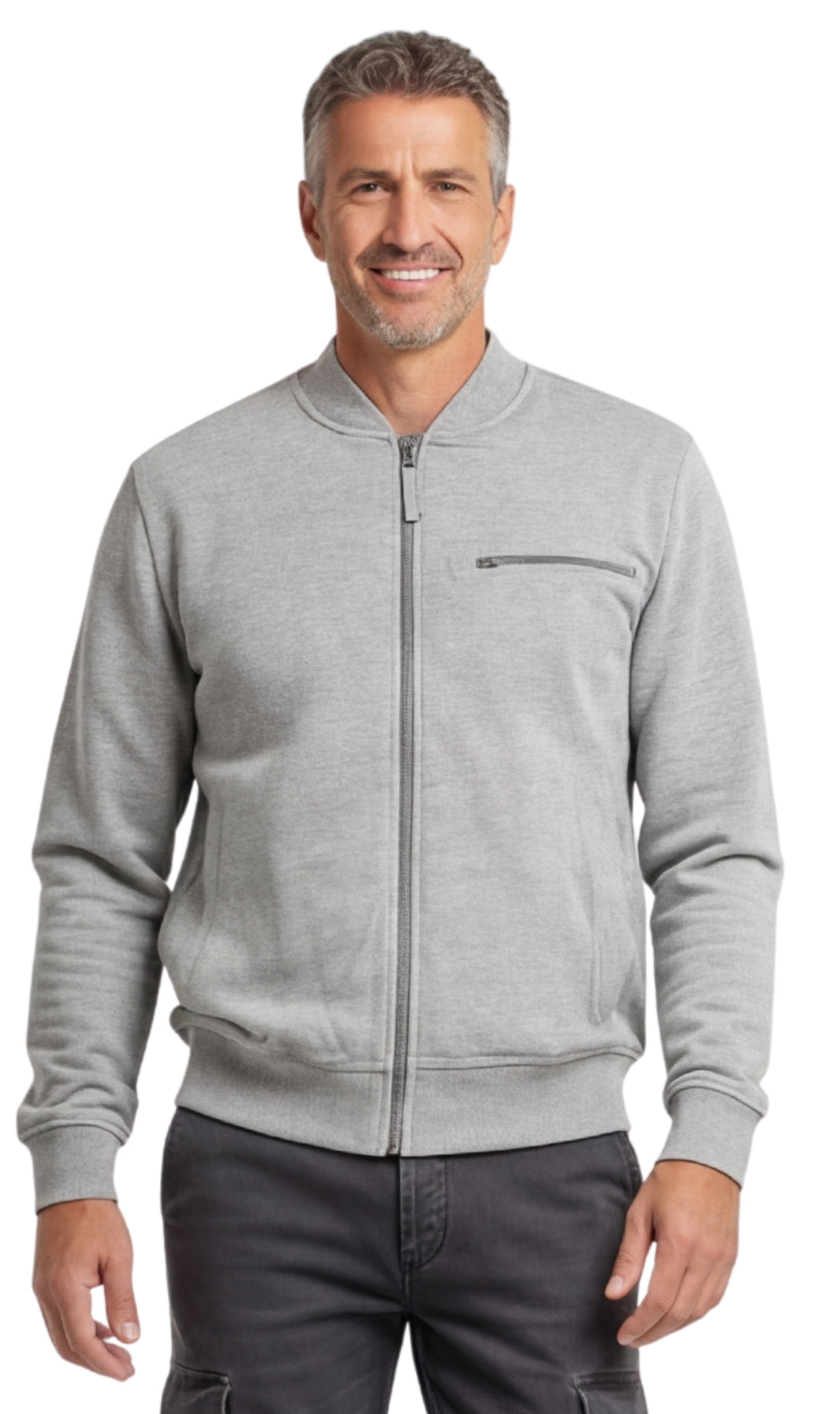 Classic Zip-Up Fleece Coat