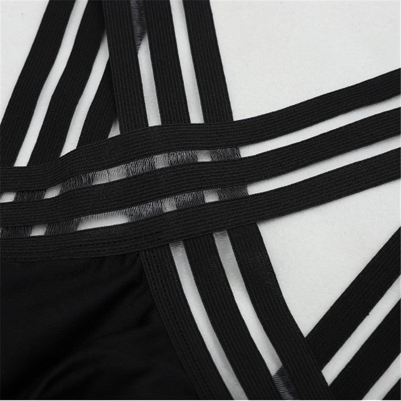 One-Piece Criss-Cross Swimsuit