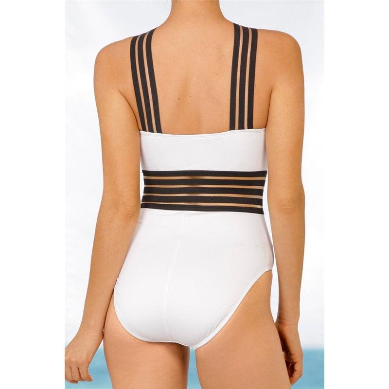 One-Piece Criss-Cross Swimsuit
